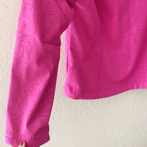 DD Medium Pink Softshell Jacket, Fleece Lined, Full Zip, Inner Pockets! - Picture 7 of 9